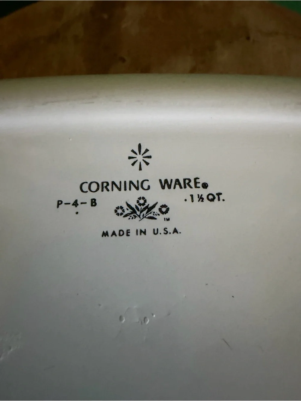 Corning Blue Cornflower casserole dish 1.5 quart